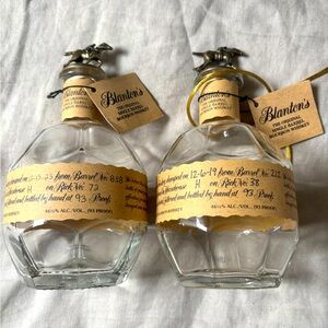 Blanton's Single Barrel Bourbon Bottles